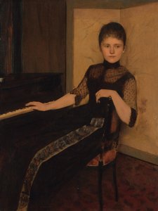 マリアフランシスカルイーザドマーファンポルダースヴェルトの肖像 作： Fernand Khnopff